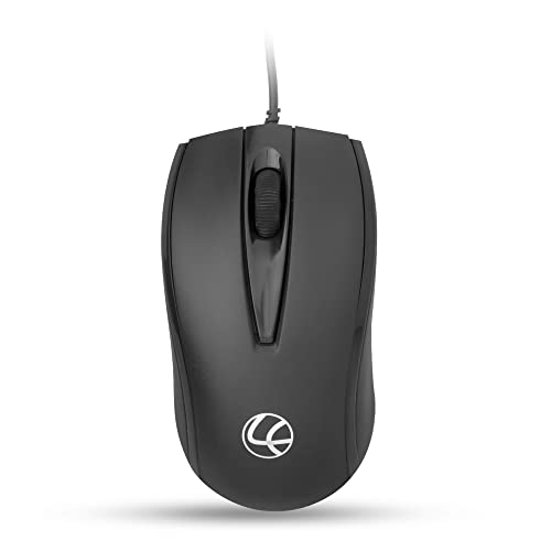 Lapcare L-70 Plus (Ind) Wired Optical Mouse With 1200 Dpi, Plug & Play, Hi- Optical Tracking (Black) – Micro Usb