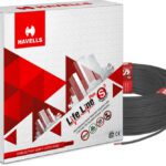 Havells Hrfr Pvc 6 Sq/Mm Black 90 M Wire(Black)