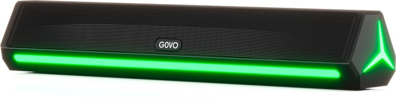 Govo Gosurround 350 | 2000 Mah Battery 25 W Bluetooth Speaker(Platinum Black, 2.0 Channel)