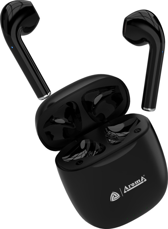 Aroma Nb140 Evolve 24 Hours* Playtime | Deep Bass | Made In India| Bluetooth(Black, True Wireless)