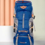 Metronaut Adventure Series Hiking/Camping/Travel Bag With Rain Cover Rucksack  – 65 L(Blue)