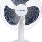 Sansui Chetak High Speed 400 Mm 3 Blade Table Fan(Blue And White | Pack Of 1)