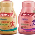 Revital H Multivitamin For Men+Women With Natural Ginseng, 10 Vit & 9 Min (30Tab + 30Cap)(2 X 30 Capsules)