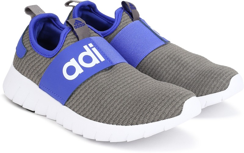 Adidas Boys & Girls Slip On Running Shoes(Grey, 0 – 3 Years)