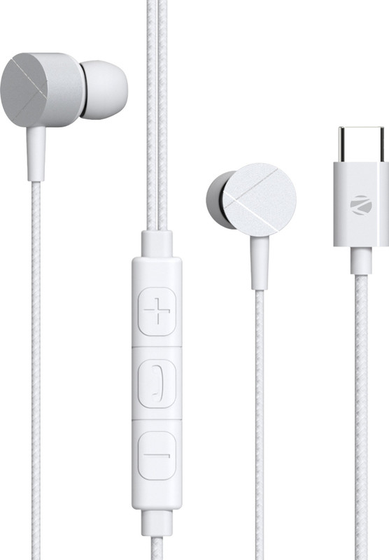 Zebronics Zeb-Buds C2 Wired(White, In The Ear)