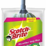 Scotch-Brite Microfiber With Telescopic Handle Strip Mop(Green 120 Cm)