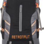 Metronaut Adventure Series Hiking/Camping/Travel Bag With Rain Cover Rucksack  – 65 L(Black)