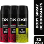 Axe Intense & Pulse Body Spray  –  For Men(150 Ml, Pack Of 3)