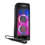 Blaupunkt Newly Launched Rock & Roll Hitz 75W Wireless Speaker With Dynamic Rgb Lights And Wired Karaoke Mic-Ultimate Sound For Unforgettable Parties