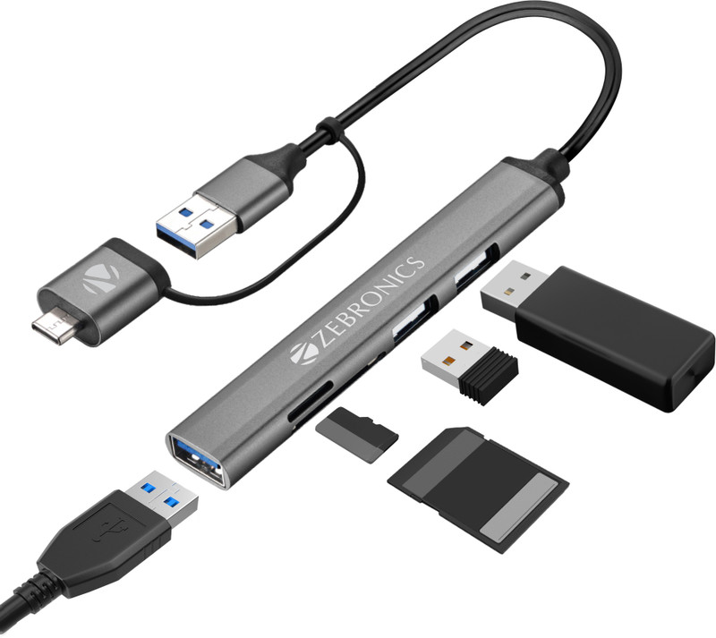Zebronics Zeb-Ta200Uc Pro? Usb Adapter(Aluminum Body)