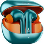 Boat Airdopes 155 W/ 40 Hrs Playtime,In-Ear Detection,Quad Mics Enx Tech,Asap Charge Bluetooth(Active Teal, True Wireless)