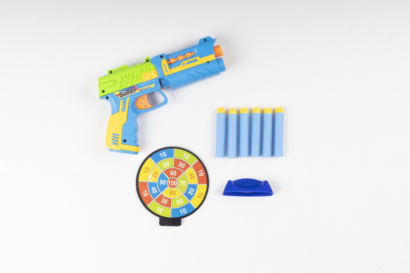 B Strong Super Striker Toy Gun & Dart Guns & Darts(Blue)