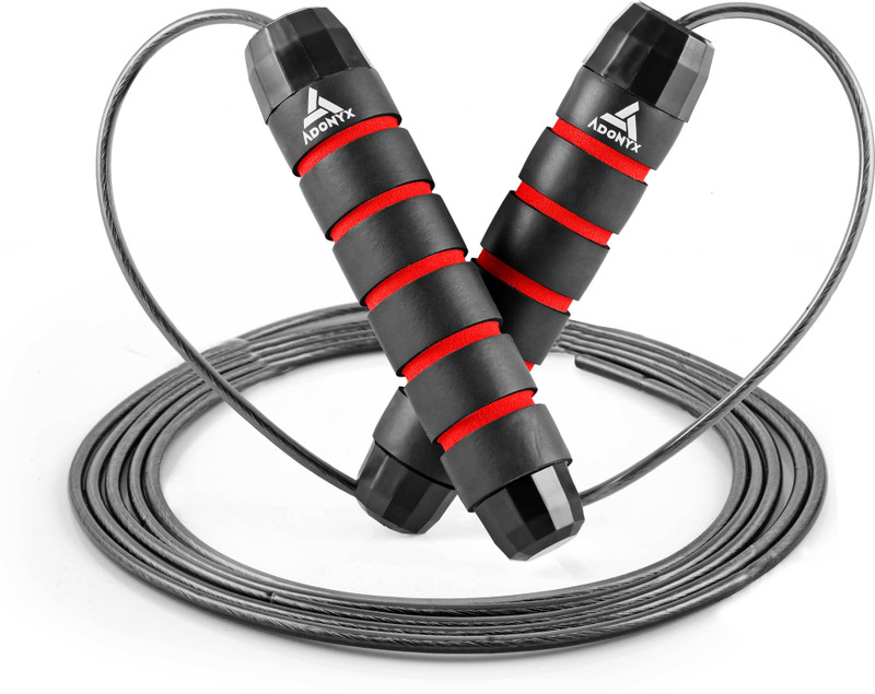 Adonyx For Men, Women & Children – Jump Rope For Exercise Workout Ball Bearing Skipping Rope(Length: 270 Cm)