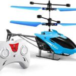 Sky Toys Remote Control Helicopter Toy Type 2In1 Induction Remote With Charging Cable(Red, Blue, Yellow)