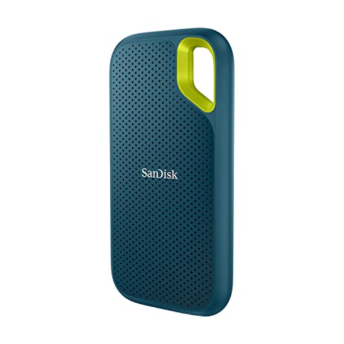 Sandisk Extreme Portable 2Tb, 1050Mb/S R, 1000Mb/S W, 3Mtr Drop Protection, Ip65 Water/Dust Resistance, Hw Encryption, Pc,Mac & Typec Smartphone Compatible, 5Y Warranty, External Ssd, Monterey Color