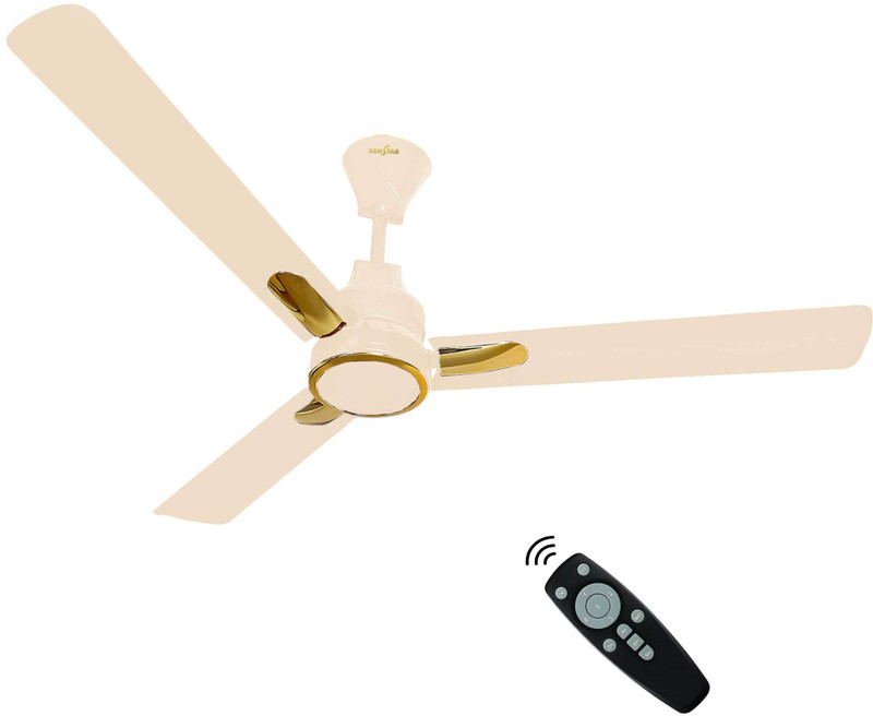 Kenstar Snow Breeze 5 Star 1200 Mm 3 Blade Ceiling Fan(Bldc Motor With Remote | Ivory | Pack Of 1)