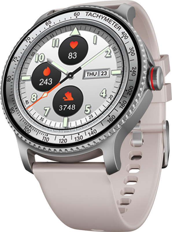 Boat Lunar Discovery W/ Turn By Turn Navigation, 3.53 Cm Hd Display & Bt Calling Smartwatch(Cherry Blossom Strap, Free Size)