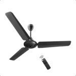 Atomberg | Efficio Alpha, 35W, Energy Saving, 1+1 Warranty, 5 Star 1200 Mm 3 Blade Ceiling Fan(Bldc Motor With Remote | Gloss Black | Pack Of 1)