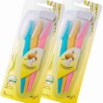 Shivaam Enterprise Eyebrow Razor, Facial Dermaplane Razors Shaver With Precision Cover For Women, Women(Pack Of 6)