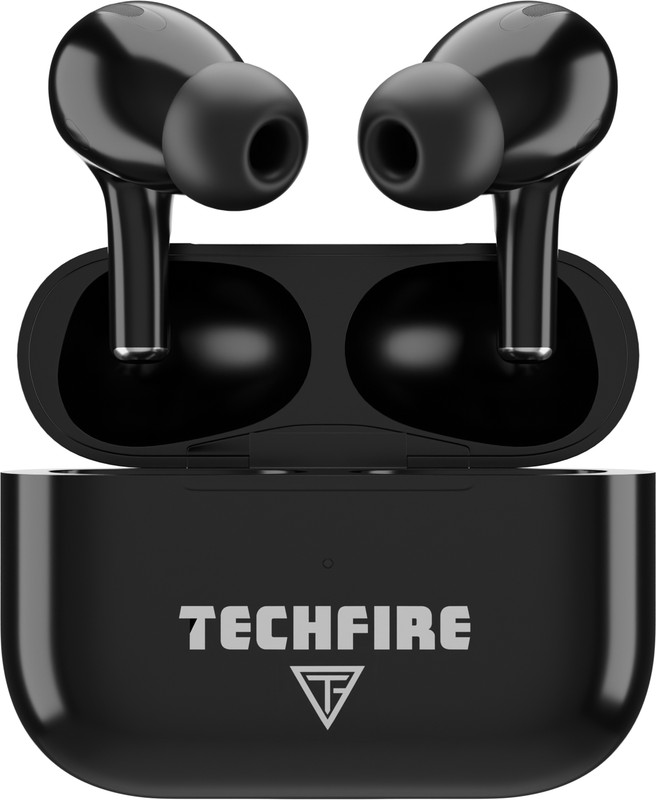 Techfire Boombuds Tws Earbuds With Bluetooth(Black, True Wireless)
