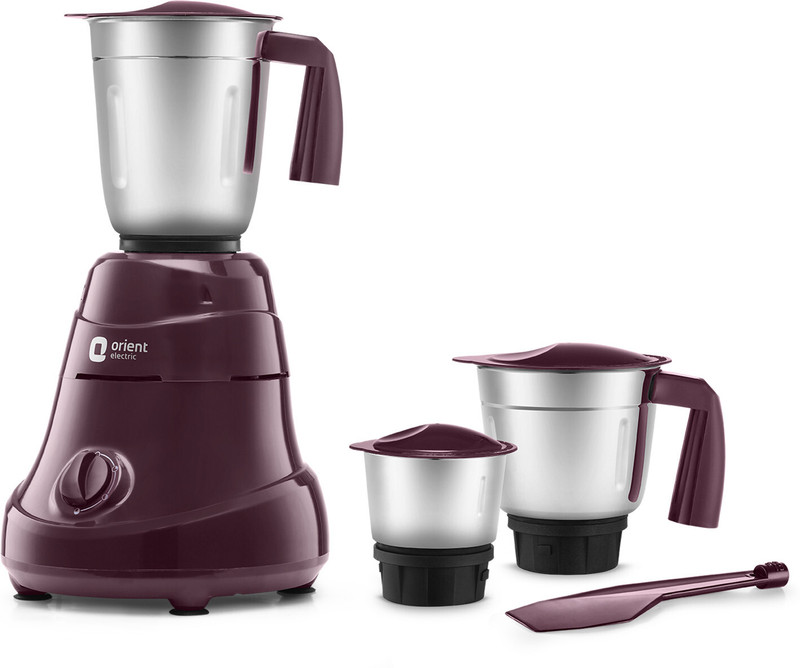 Orient Power Mixer 750 W Mixer Grinder(Mgpm75C3 | 3 Jars | Cherry)