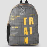 Hrx By Hrithik Roshan Unisex Printed Backpack 23 L Backpack(Grey)
