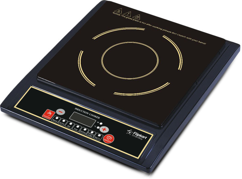 Flipkart Smartbuy 1400 W Induction Cooktop Push Button(Black, Powerplus)