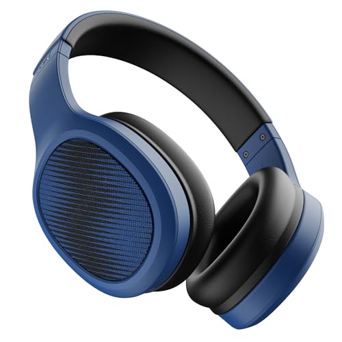 Boat Rockerz 460 Wireless Over Ear Headphones W/Up To 30Hrs Playtime, 40Mm Drivers, Signature Sound, Beast Mode, Enx, Dual Pairing, Bt V5.2, Instant Voice Assistant, Adaptive Fit(Bold Blue)