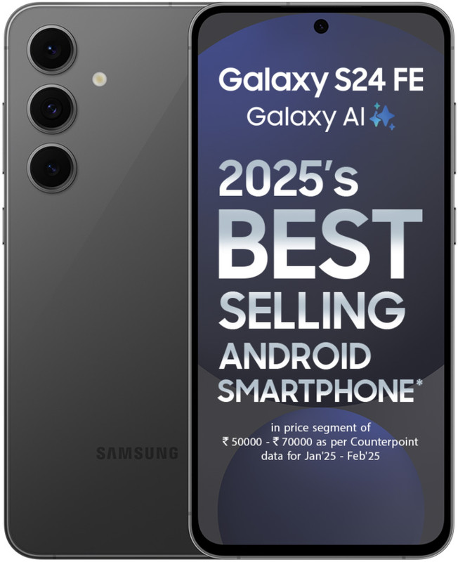 Samsung Galaxy S24 Fe 5G (Graphite, 128 Gb)(8 Gb Ram)