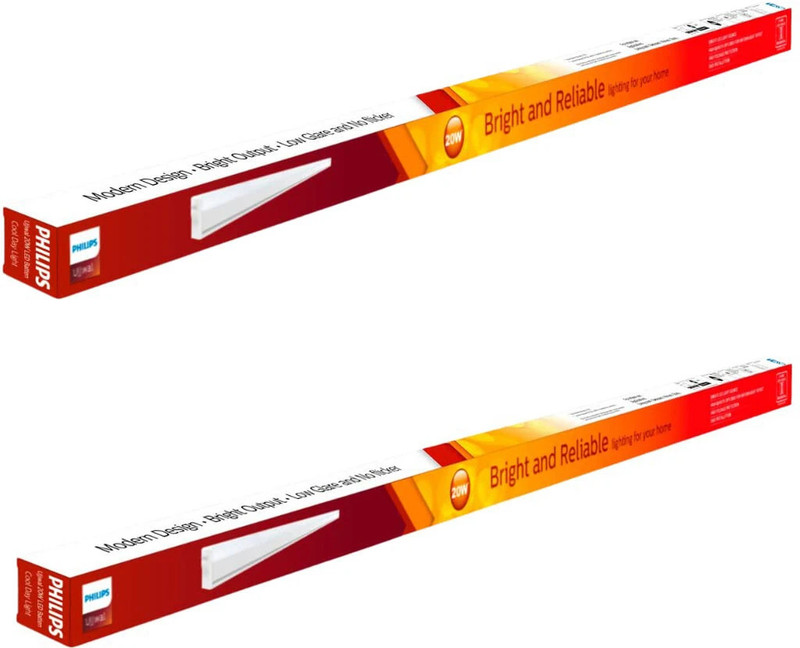 Philips Ujjwal 20 Watts Led Batten (Pack Of 2, White, Cool Day Light) 20 W 110.3 Cm Tube Light(Pack Of 2)
