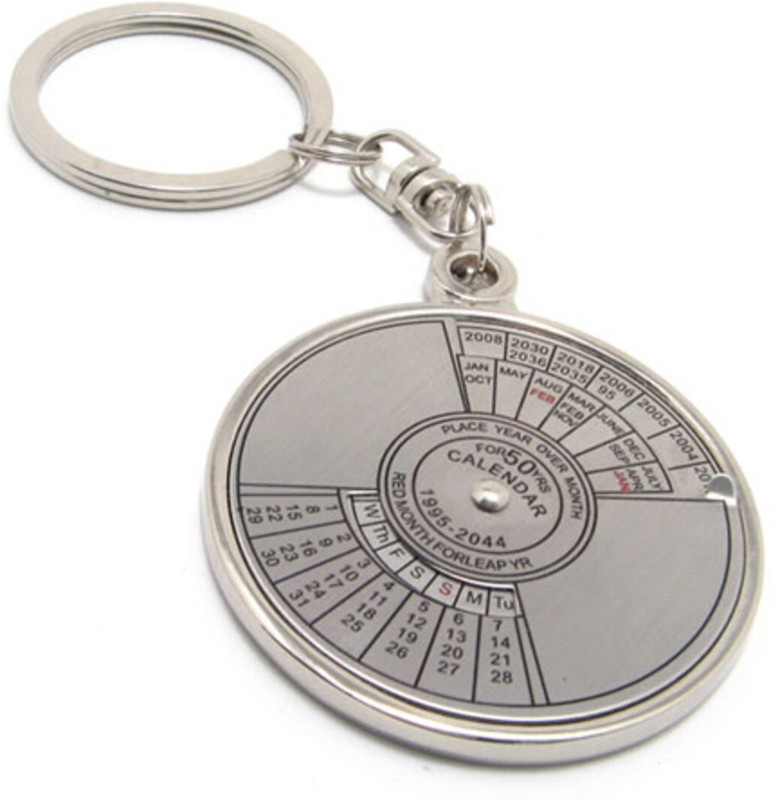 Sophiamax Sm02 50 Years Calendar Key Chain(Multicolor)