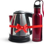 Butterfly Rapid Kettle 1.5 Litre + Eco 750 Ml Water Bottle