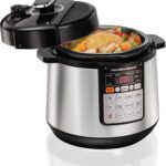 Hamilton Beach 34502Ce-In Electric Pressure Cooker(5.7 L, Black & Silver)