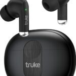 Truke Earbuds A1 With Quad Mic Anc Upto 32Db, 48Hrs Battery, Gaming And 4Eq Mode, 5.3V Bluetooth(Black, True Wireless)