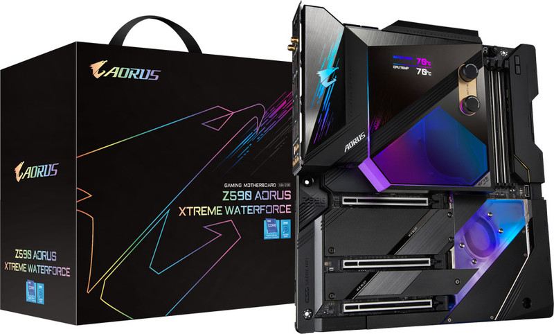 Gigabtye Z590 Aorus Xtreme Wb Lga 1200Socket Eatx Intel Z590  Chipset Ddr4 Motherboard For Desktop