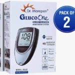 Dr. Morepen Gluco One Digital Blood Sugar Testing Monitor Machine (Pack Of 2 Without Strips) Glucometer(Black, Grey)