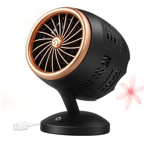 Pesoma Table Fan High Speed For Home – Fan For Home, Table Fan Small, Desktop Fan, 3 Speeds Usbfan For Home Office Bedroom Kitchen-Turbo