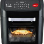 Pigeon Oven Air Fyer With 1800W | 2-In-1 Appliance – Airfryer Otg | Digital Touchscreen | 9 Preset Menu | Air Fry, Bake, Broil, Toast, Defrost | With Rotisserie | 7 Accessories – Black Air Fryer(12 L)