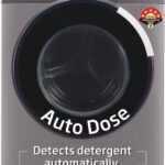 Voltas Beko By A Tata Product 8 Kg Fully Automatic Front Load Washing Machine With In-Built Heater Grey, Black(Wfl8014Vtap)