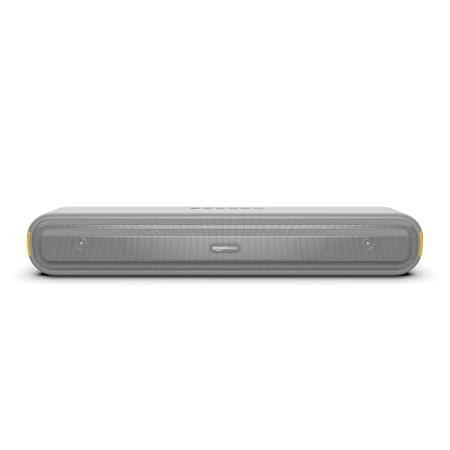 Amazon Basics Bluetooth Speaker 5.3 Soundbar With 16W Rms, 2000Mah Battery, Upto 8 Hrs @50% Volume Hrs Playtime Aux/Usb Port (Grey)