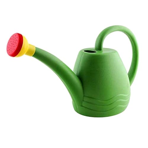 Ocean Mart Watering Can (Green 1.8 Litre) Plastic Green Water Can With Sprayer For Plants/Garden | Indoor Outdoor Watering Shower Can | Watering Hand Bottles For Garden | Sprinkler For Plants