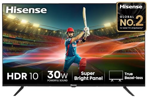 Hisense 80 Cm (32 Inches) E43N Series Hd Ready Smart Google Led Tv 32E43N (Black)