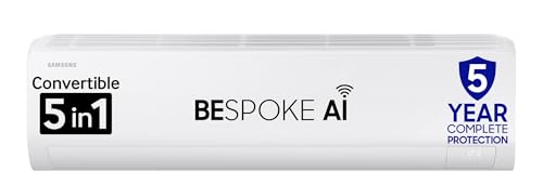 Samsung 1.5 Ton 3 Star Ai Inverter Smart Split Ac (Wifi, Energy Saving, Voice Control, Powerful Cooling, Copper, Digital Inverter, 4 Way Swing, 5 Step Convertible, Bespoke Ai Ar50F18D1Lhnna)