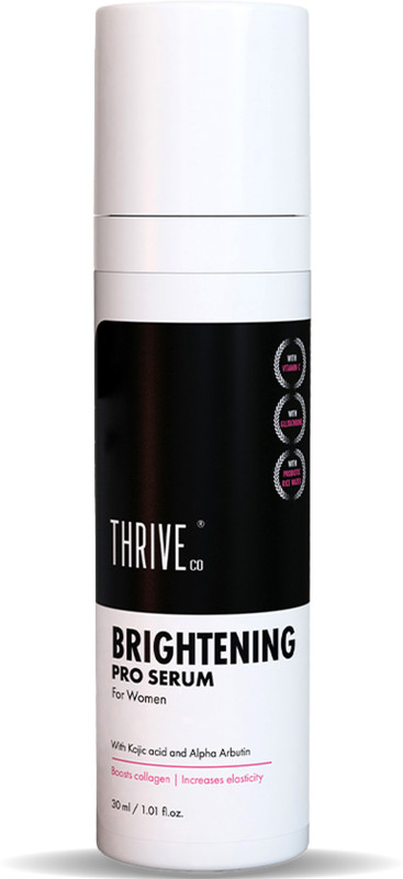 Thriveco Brightening Pro Serum For Women With Kojic Acid, Alpha Arbutin & Glutathione(30 Ml)
