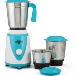 Blue Eagle K 500 W Juicer Mixer Grinder(500 Watt Powerful Mix | 3 Jars | White, Blue)