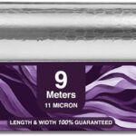 Alu Alu 9 Meter Thick 11 Micron Aluminium Foil, Keeps Food Fresh, Low Wastage Aluminium Foil(9 M)