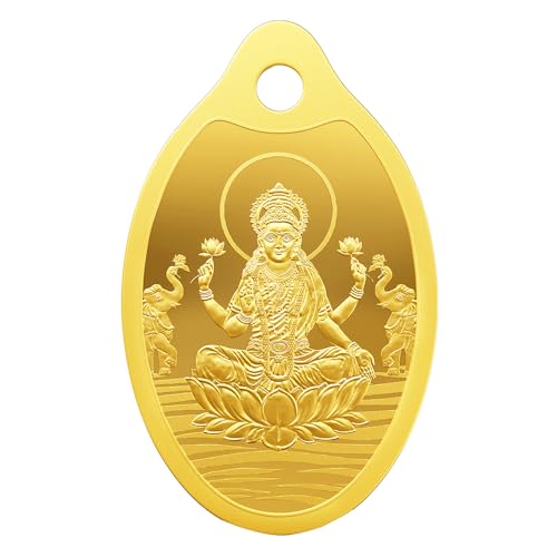 Mmtc-Pamp 24K (999.9) Lakshmi 2 Gm Yellow Gold Pendant