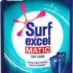Surf Excel Matic Top Load Liquid Detergent 2L Refill Pouch, Remove Stains Multi-Fragrance Liquid Detergent(2 L)