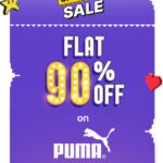Puma Flat 90% Off On Selected Shoes For The First 5 Days Of June End Of Season Sale(Till 30Th May’25)