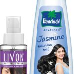 Parachute Advansed Jasmine Coconut Hair Oil, Shiny, Strong Hair & Hair Serum For Women & Men(2 Items In The Set)